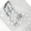 Hurtownia świątecznych naklejek na paznokcie w kształcie płatków śniegu