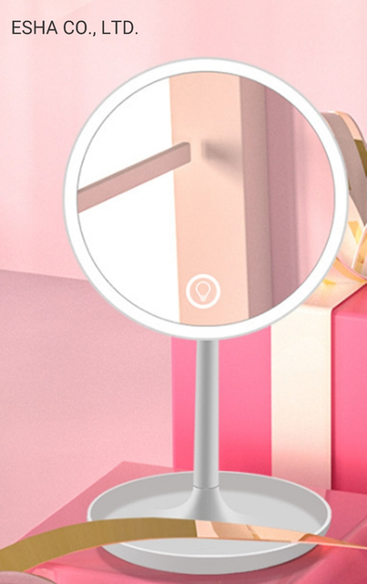 Inteligentny ekran dotykowy Lusterko do makijażu z trójkolorowym wypełnieniem