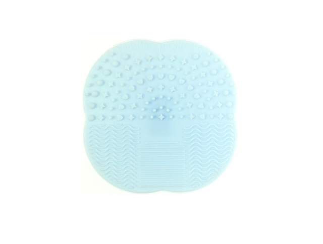 Niebieski przenośny makijaż silikonowy szczotka do czyszczenia maty płuczki